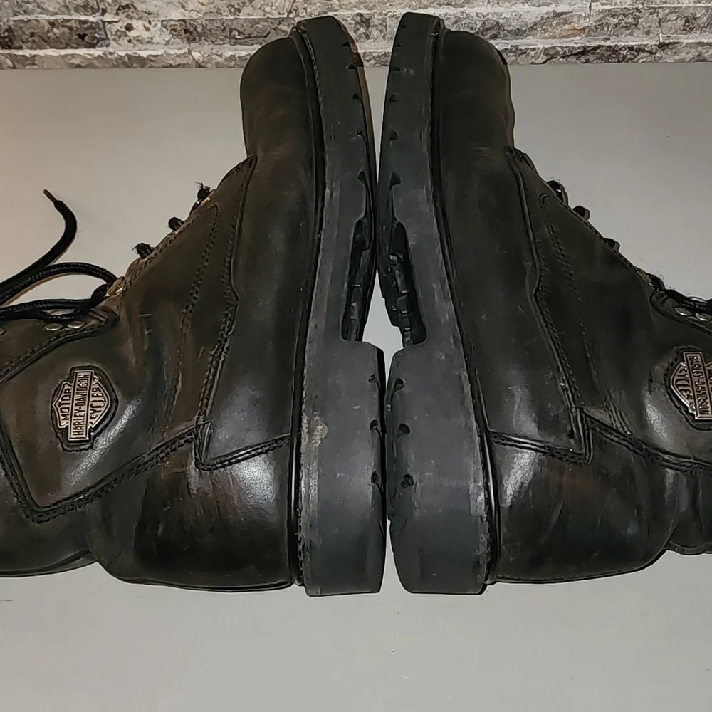 Harley-Davidson Men's Black Leather Boots